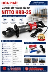 Máy uốn sắt thủy lực cầm tay Phi 25 220V