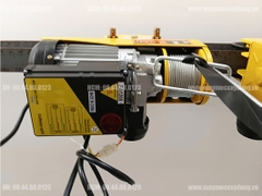 Combo Tời điện mini PA400 cọn chạy 1 tấn điều khiển từ xa