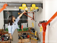 Combo Tời điện mini PA400 cọn chạy 1 tấn điều khiển từ xa