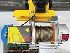 Combo Tời KCD750-1500 30m 16 m/p và cọn chạy 1 tấn có điều khiển từ xa