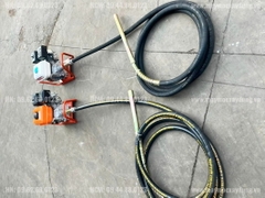 Máy đầm dùi chạy xăng lắp động cơ Lifan 160 5.5HP