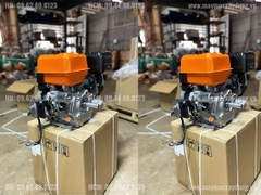 Động cơ xăng Lifan KP480E 18HP đề