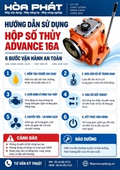 Hộp số thủy Advance 16A