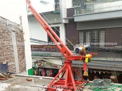 Khung cẩu xoay 360 độ 1 tấn