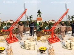 Khung cẩu xoay 360 độ 1 tấn