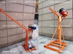 Khung cẩu xoay 360 độ 500kg khung rút