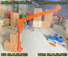 Cẩu xoay 360 độ gắn xe tải 1 tấn