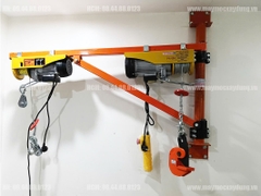 Khung cẩu xoay gắn tường xoay 180 độ