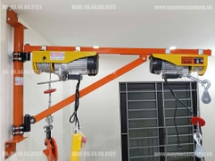 Khung cẩu xoay gắn tường xoay 180 độ