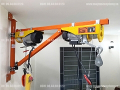 Khung cẩu xoay gắn tường xoay 180 độ