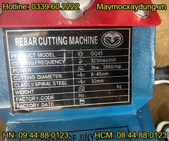 Máy cắt sắt GQ45 3KW 28mm 380V