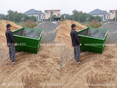 Máng trộn bê tông 6 khối