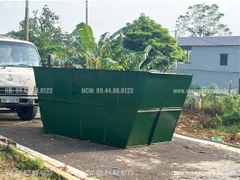 Máng trộn bê tông 10 khối