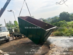 Máng trộn bê tông 10 khối