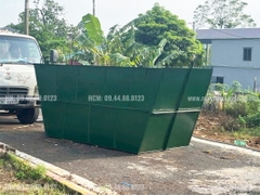 Máng trộn bê tông 10 khối