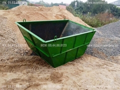 Máng trộn bê tông 2 khối