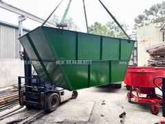 Máng trộn bê tông 2 khối
