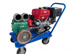 Máy bơm hút bùn chất thải 2 họng 75mm 60 m3/h