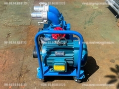 Máy bơm hút bùn chất thải 2 họng 75mm 60 m3/h