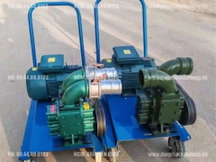 Máy bơm hút bùn chất thải 2 họng 75mm 60 m3/h
