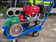 Máy bơm hút bùn chất thải 2 họng 75mm 60 m3/h