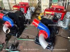 Máy bơm nước đầu nổ D24 24HP 250-300m3/h gió đề