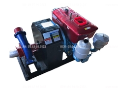 Máy bơm nước đầu nổ D8 8HP gió quay tay đầu bơm phi 76