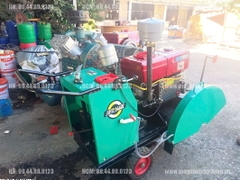 Máy cắt bê tông chạy dầu Diesel Q800 cắt sâu 33cm (khung có trợ lực)