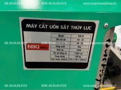 Máy cắt uốn thủy lực Nikipro Phi 25 220V