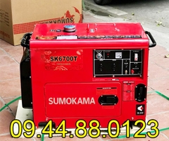 Máy phát điện chạy dầu Sumokama 5KW SK6700T Cách âm