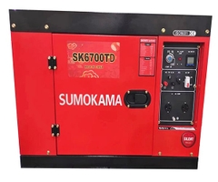 Máy phát điện chạy dầu Sumokama 5KW SK6700TD Cách âm