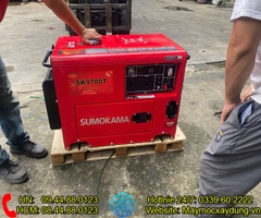 Máy phát điện chạy dầu Sumokama 6KW SK9700T Cách âm