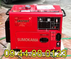 Máy phát điện chạy dầu Sumokama 6KW SK9700T Cách âm