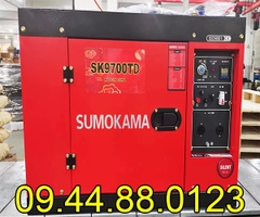 Máy phát điện chạy dầu Sumokama 6KW SK9700TD Cách âm