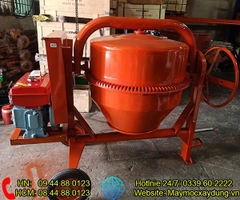 Máy trộn bê tông 350L lắp đầu nổ D8