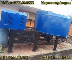 Máy trộn bê tông cưỡng bức cầu ô tô 2000 Lít lắp động cơ điện 22KW 380V
