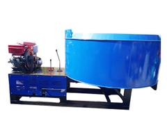 Máy trộn bê tông cưỡng bức cầu ô tô 2000 Lít lắp đầu nổ D35