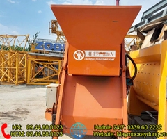 Máy trộn bê tông JZC400 gầu trượt