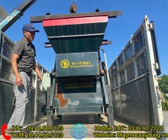 Máy trộn bê tông JZC400 gầu trượt