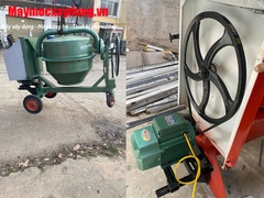 Máy trộn bê tông 350L không động cơ