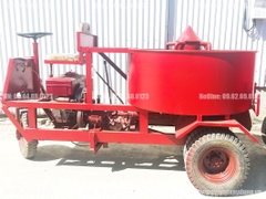 Máy trộn bê tông tự hành 3 bao 3 bánh