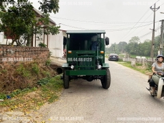 Máy trộn bê tông tự hành 4 khối 2 cầu phanh hơi lốc kê