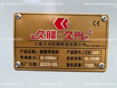 Máy uốn sắt Kowloon GW60 45mm