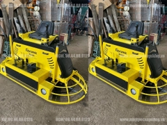 Máy xoa nền đôi Dynamic 1.2 mét QUM-96HA lái thủy lực Động cơ Rato R-999 36HP