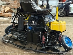 Máy xoa nền đôi Dynamic 1 mét QUM-78HA lái thủy lực Động cơ Honda GX690
