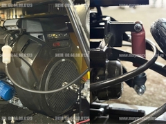 Máy xoa nền đôi Dynamic 1 mét QUM-78HA lái thủy lực Động cơ Honda GX690