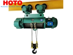 Pa lăng cáp điện dầm đơn HOTO 10 tấn 9m CD1 380V