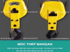 Pa lăng cáp điện chống cháy nổ Trung Quốc 2 tấn
