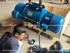 Pa lăng cáp điện Trung Quốc 5 tấn 24m CD1 380V