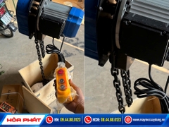 Pa lăng xích điện Bison 2 tấn 6m 220V lắp con chạy điện